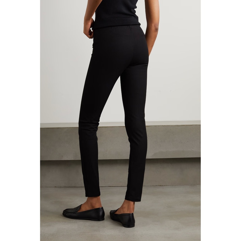JOSEPH Stretch Black Gabardine Crop Leg Pant Size 36 US 4